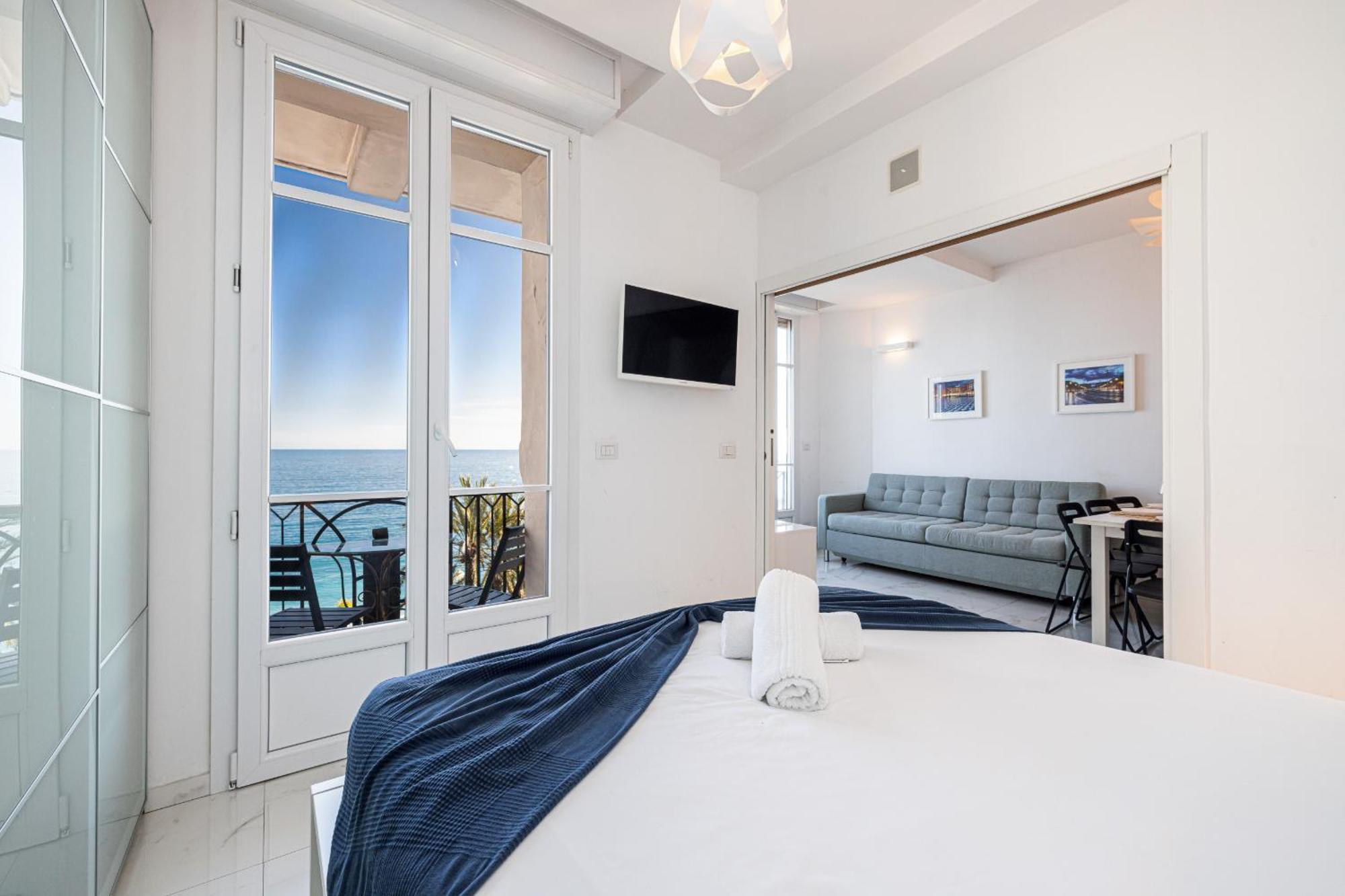 Sea View - 2 Bdr Promenade Des Anglais Nizza Esterno foto